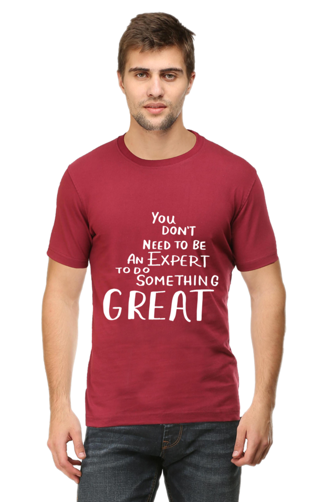 Great work Quote Print T-Shirt