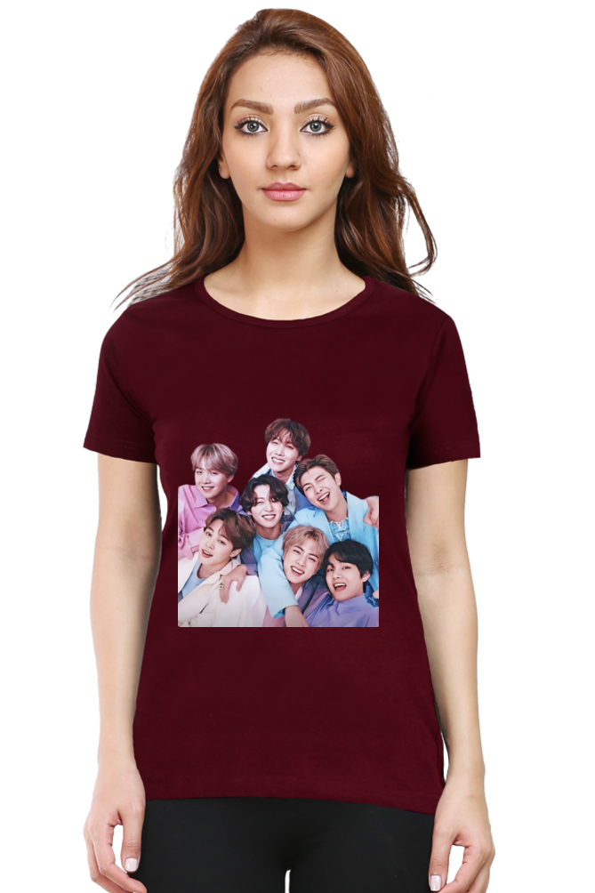 BTS Army Printed Half Sleeve T-shirt