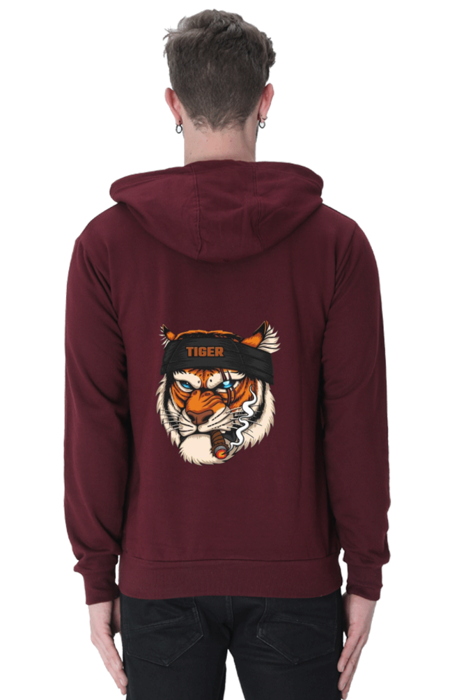 Roaring Elegance Printed Hoodie