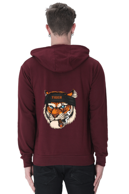 Roaring Elegance Printed Hoodie