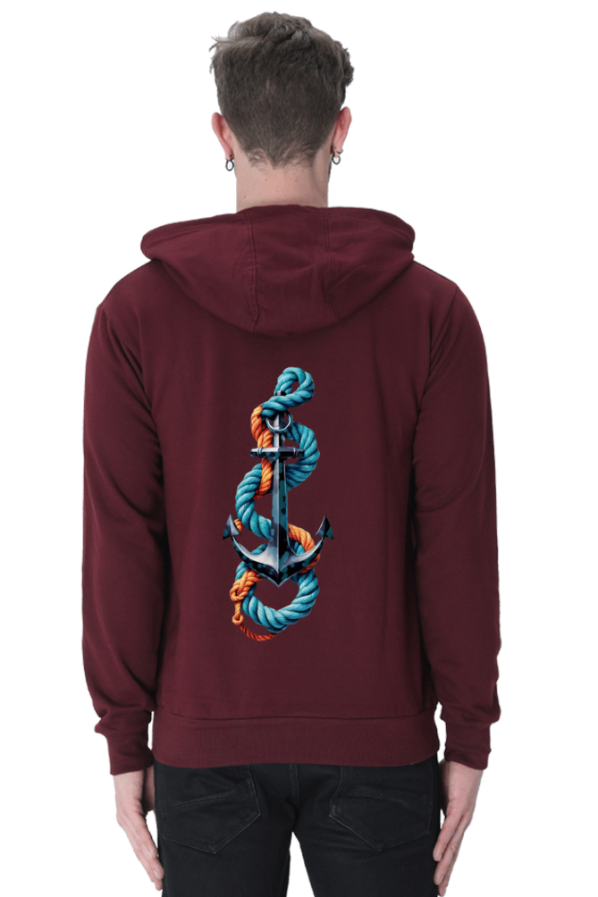 Anchor Art Printed Hoodie