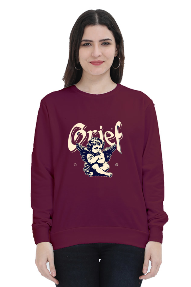 Grief Cupid Printed Sweatshirt