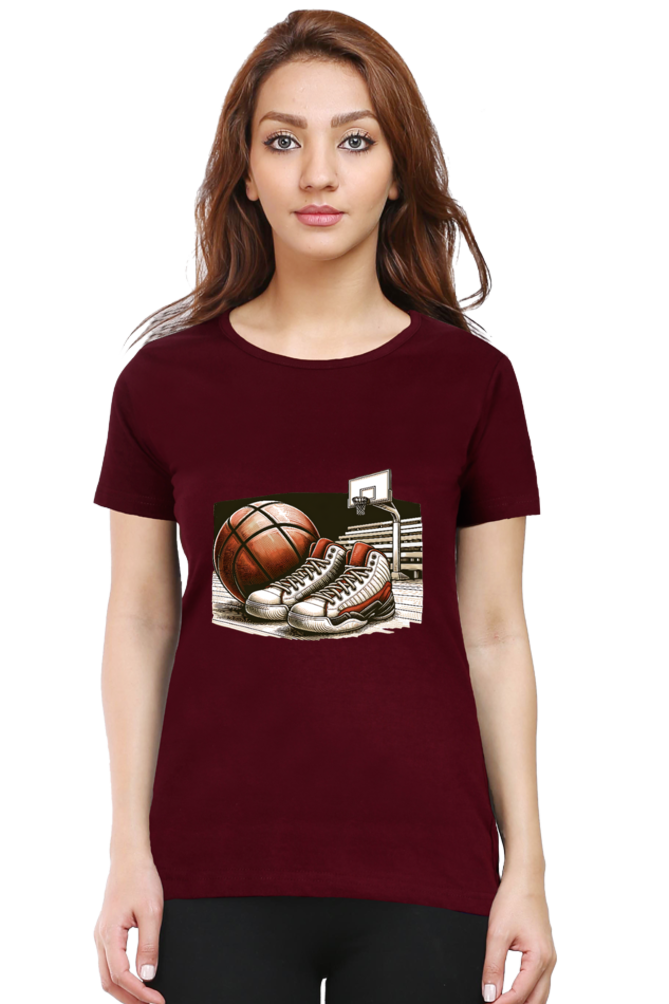 Game On Court Printed Half Sleeve T-Shirt