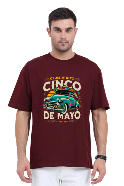 Cinco Demayo Oversized Printed Unisexual T-Shirt