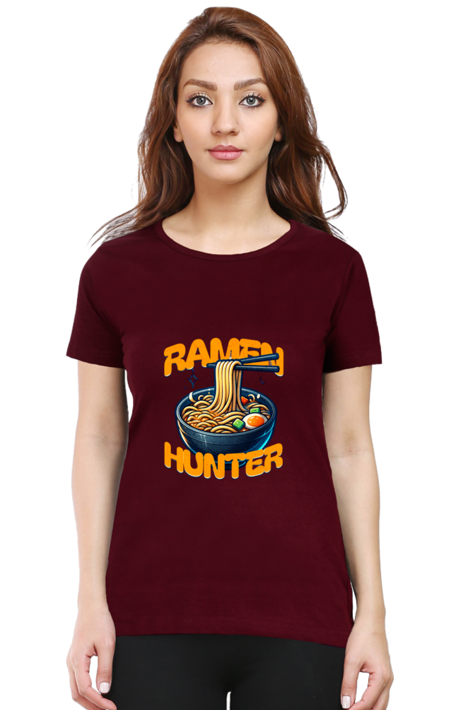 Ramen Hunter Printed Half Sleeve T-Shirt