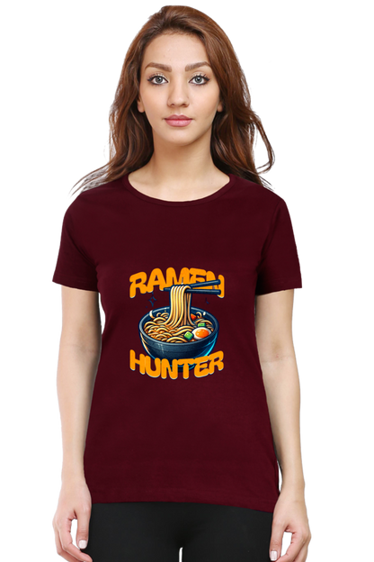 Ramen Hunter Printed Half Sleeve T-Shirt