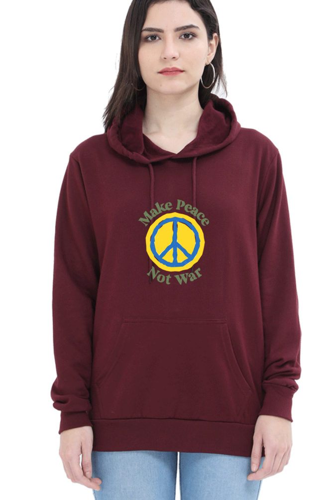 Peace Quote Thoughts Printed Hoodie Sweatshirt