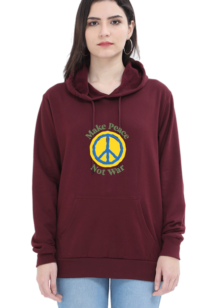 Peace Quote Thoughts Printed Hoodie Sweatshirt