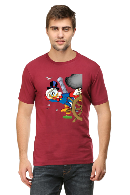 Ducktales Daze Design Printed T-Shirt