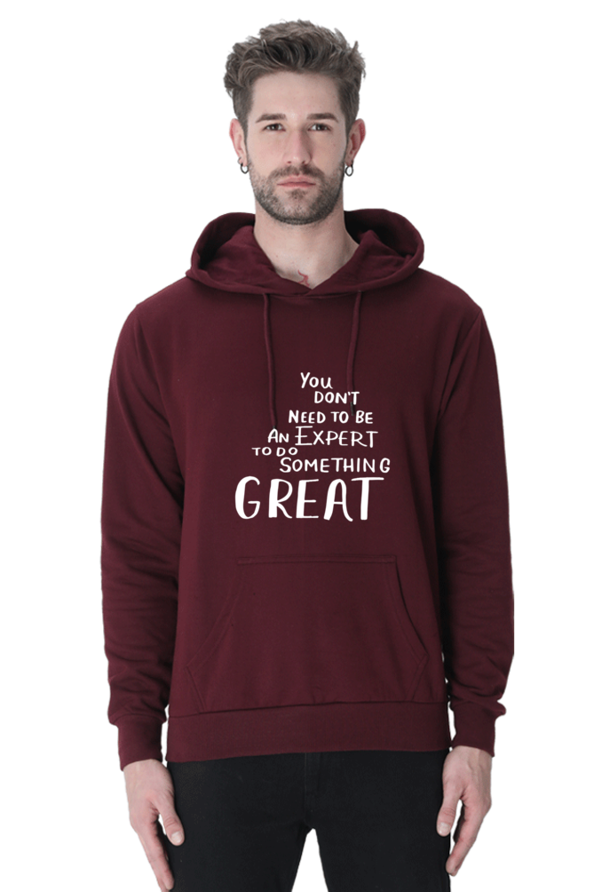 Great Quote Unisexual Printed Hoodie Sweatshirt