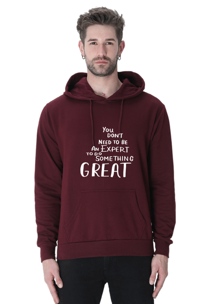 Great Quote Unisexual Printed Hoodie Sweatshirt