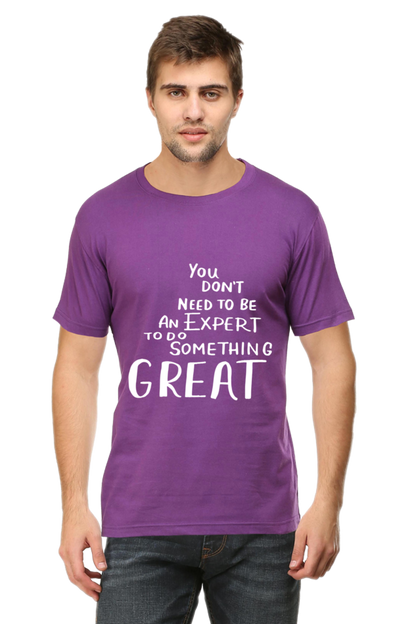 Great work Quote Print T-Shirt