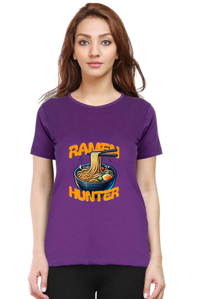 Ramen Hunter Printed Half Sleeve T-Shirt