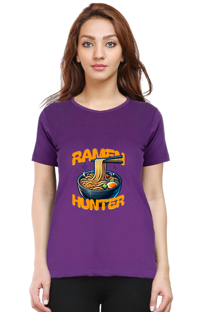 Ramen Hunter Printed Half Sleeve T-Shirt