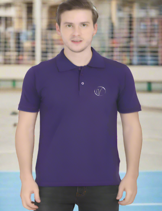 Purple Formal Polo T-Shirt