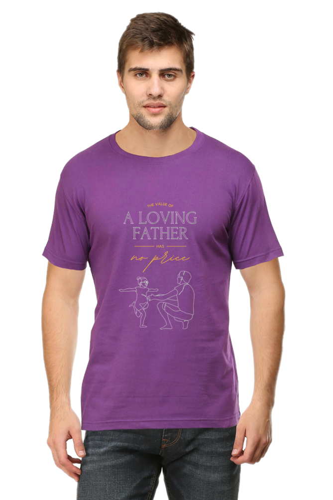 A Loving Father Printed T-Shirt