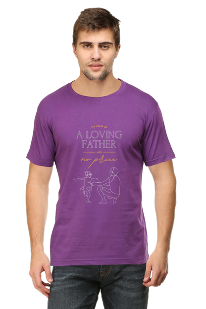 A Loving Father Printed T-Shirt