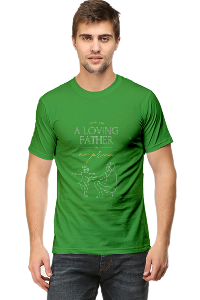 A Loving Father Printed T-Shirt