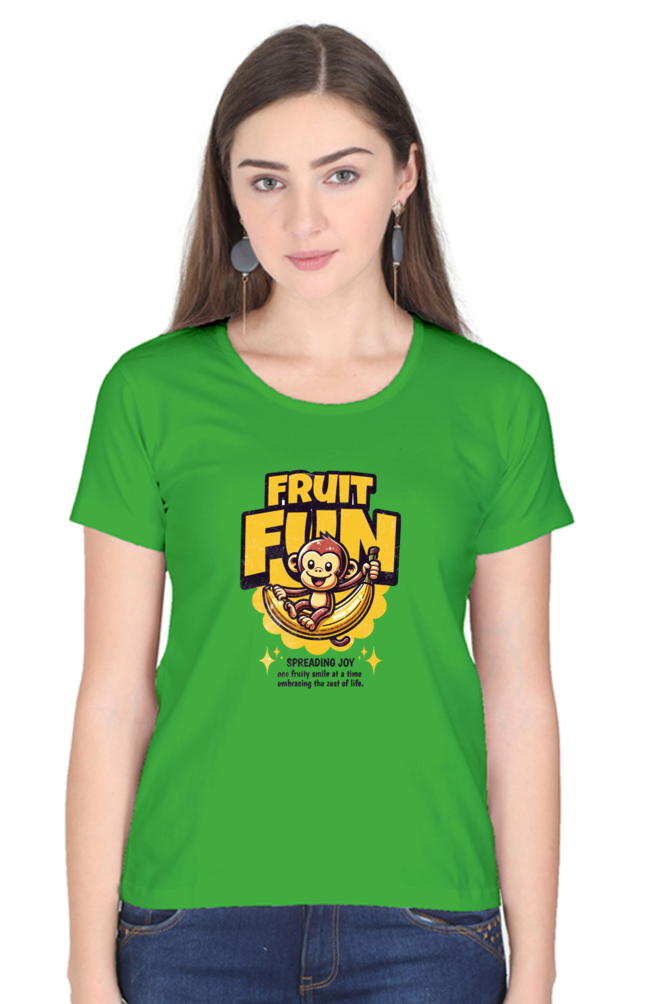 Fruit Fun Money Printed Half Sleeve T-Shirt