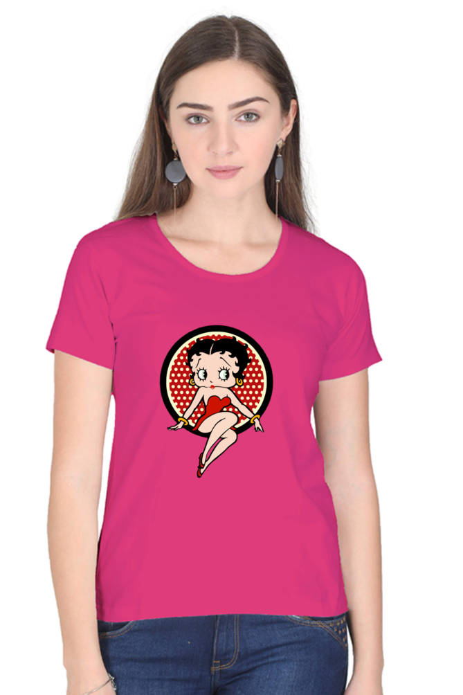 Betty Magic Printed Half Sleeve T-Shirt