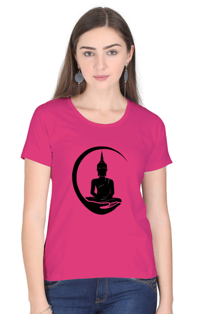 Buddha Serenity Printed Half Sleeve T-Shirt