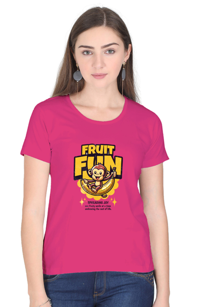 Fruit Fun Money Printed Half Sleeve T-Shirt