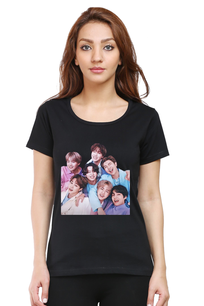 BTS Army Printed Half Sleeve T-shirt