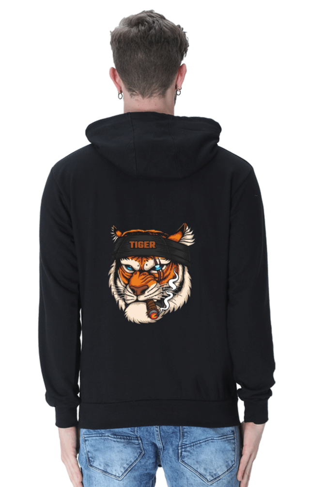 Roaring Elegance Printed Hoodie