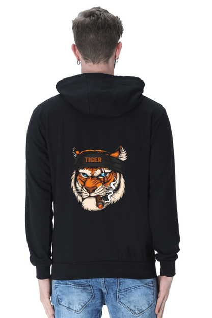 Roaring Elegance Printed Hoodie