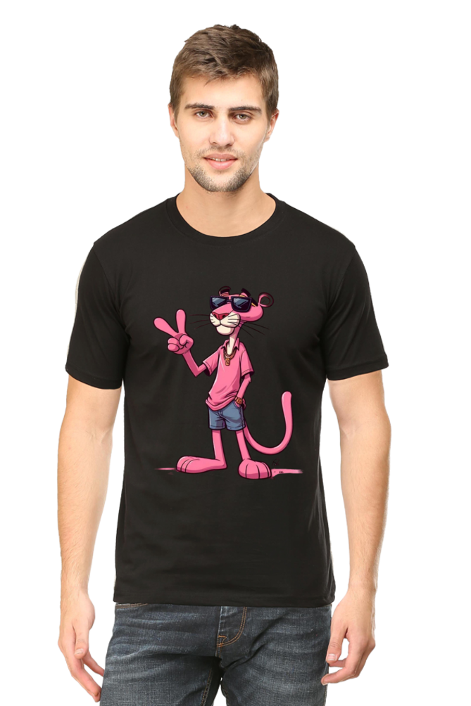 HipHop Panther Style Printed T-Shirted