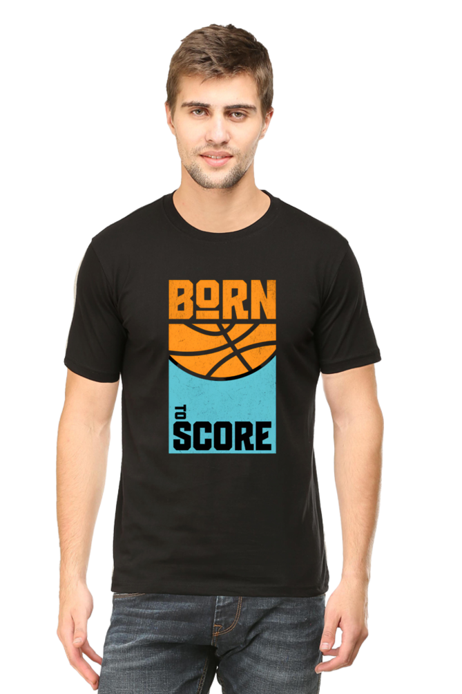 Born To Score Printed T-Shirt