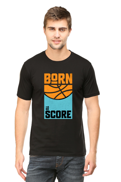 Born To Score Printed T-Shirt