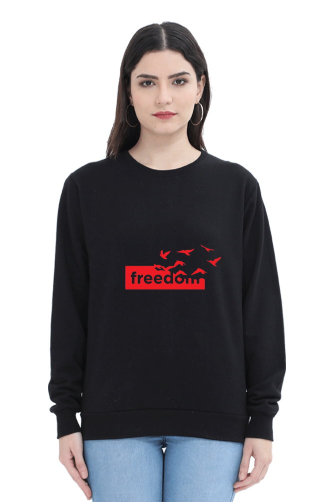 Freedom Thought Printed Sweatshirt