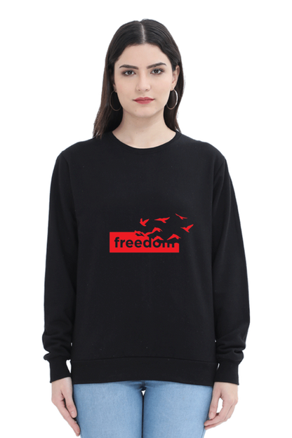 Freedom Thought Printed Sweatshirt