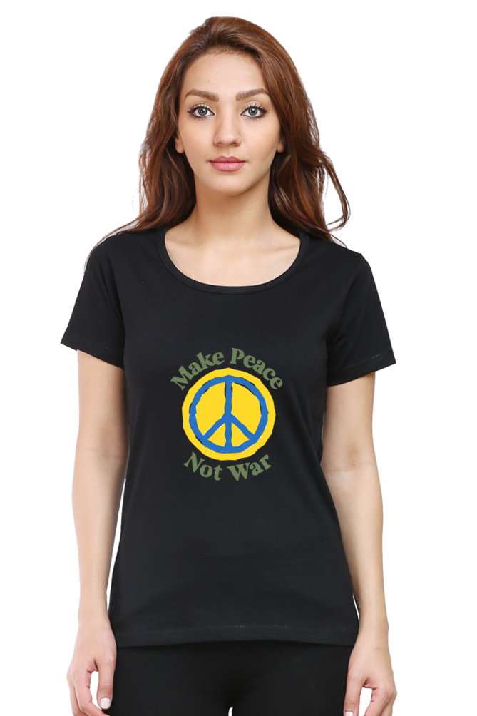 Peace Quote Thoughts Half Sleeve Printed T-Shirt