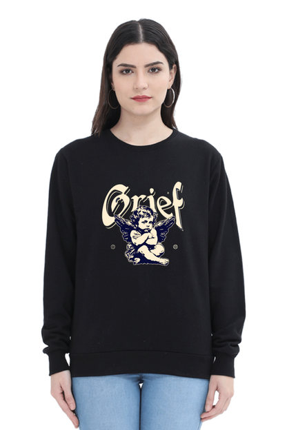 Grief Cupid Printed Sweatshirt