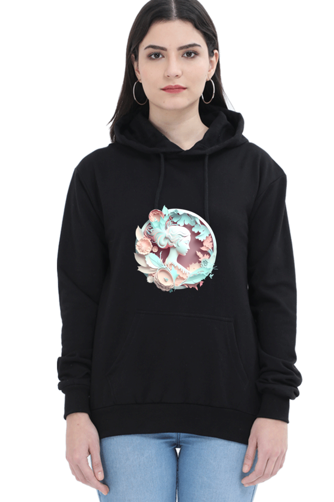 Feminine Allure 3D Art Hoodie Sweatshirt