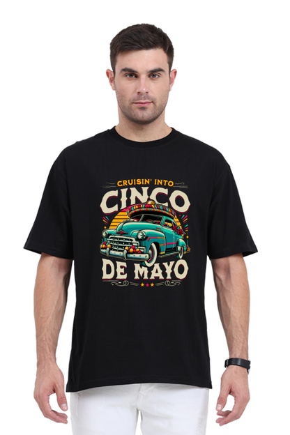Cinco Demayo Oversized Printed Unisexual T-Shirt