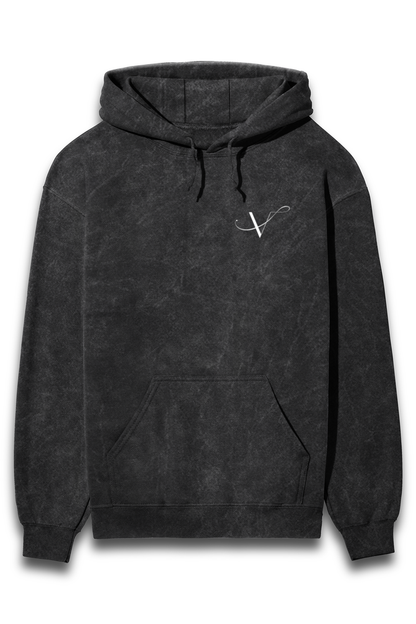 Bold Style Acidic Wash Hooded Sweatshirt