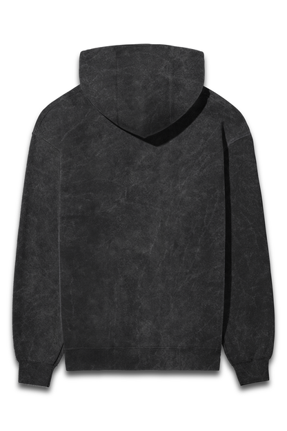 Bold Style Acidic Wash Hooded Sweatshirt