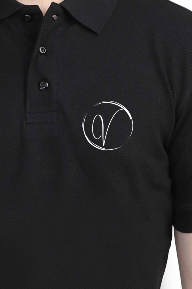 Black Formal Polo T-Shirt