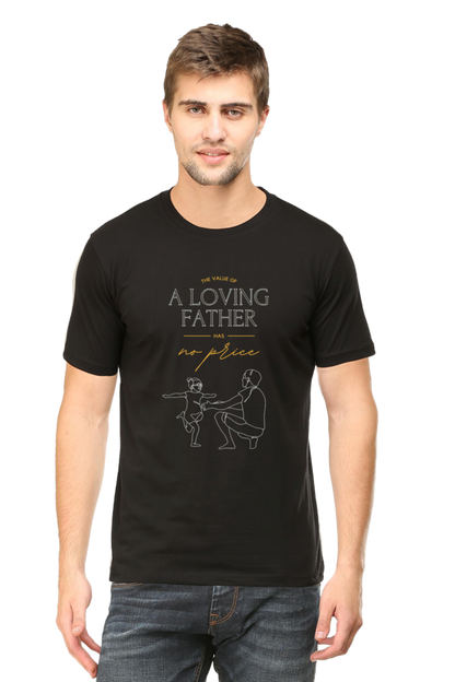 A Loving Father Printed T-Shirt