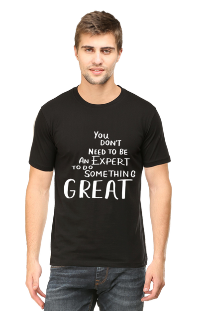 Great work Quote Print T-Shirt