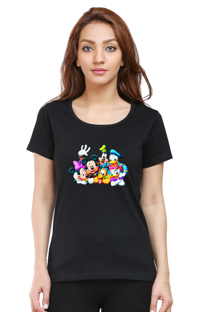 Mickey Mania Printed Half Sleeve T-Shirts