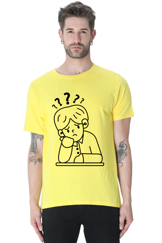 Thinking Art Printed T-shirt