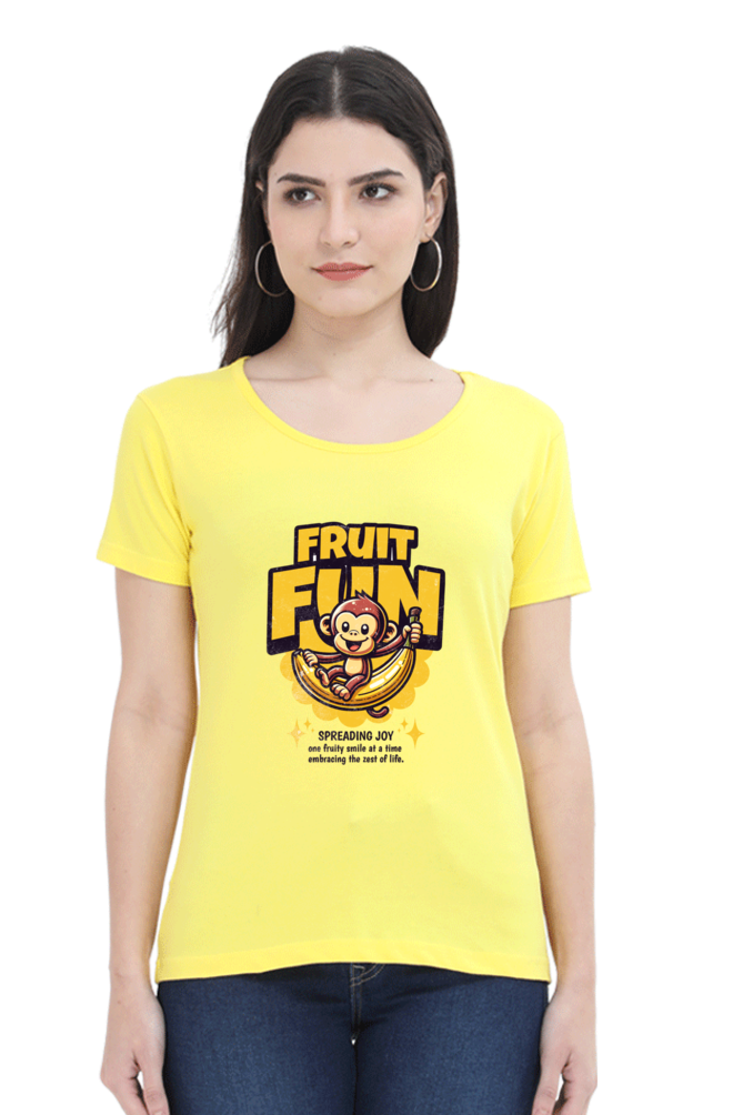 Fruit Fun Money Printed Half Sleeve T-Shirt