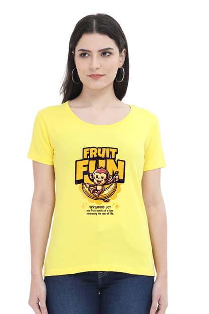 Fruit Fun Money Printed Half Sleeve T-Shirt