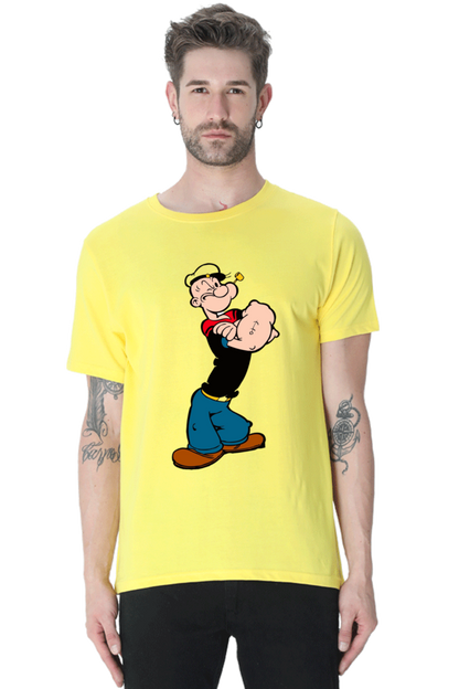 Popeye Cartoon Designed T-Shirt