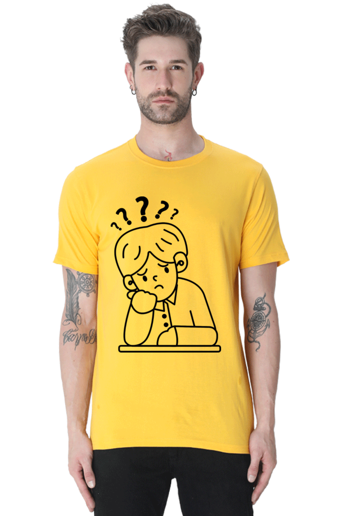 Thinking Art Printed T-shirt