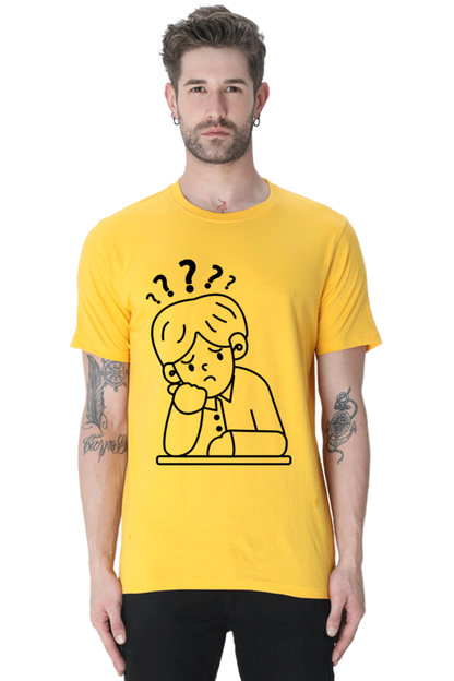 Thinking Art Printed T-shirt